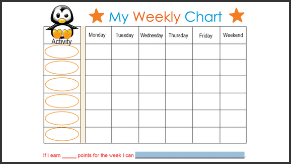 Behavior Point Chart