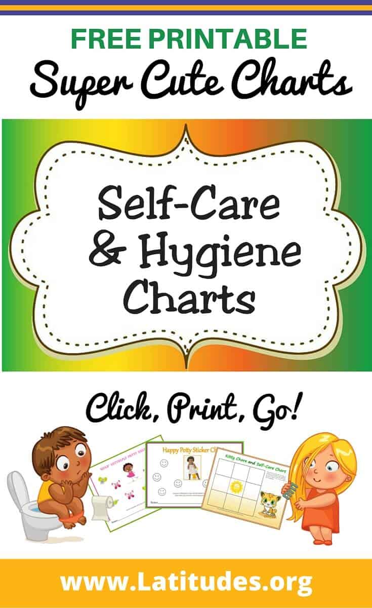 FREE Printable Self Care Hygiene Charts For Kids ACN Latitudes