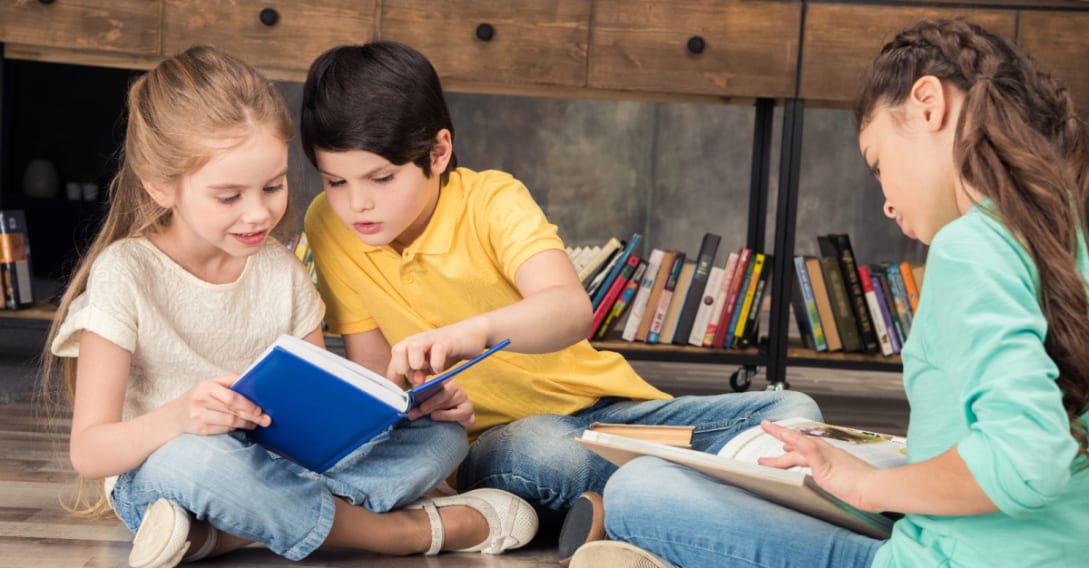 Children reading