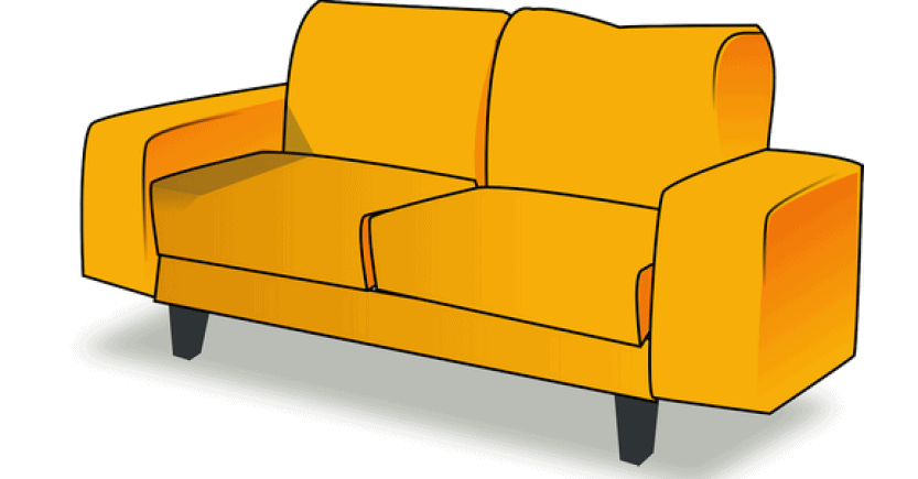 yellow couch