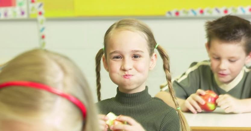 school pigtails