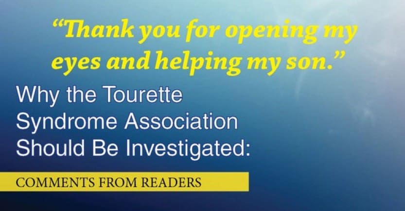 Comments from readers on tourette syndrome