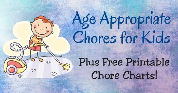 Age appropriate chores for kids