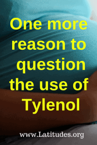 One more reason to question the use of tylenol 