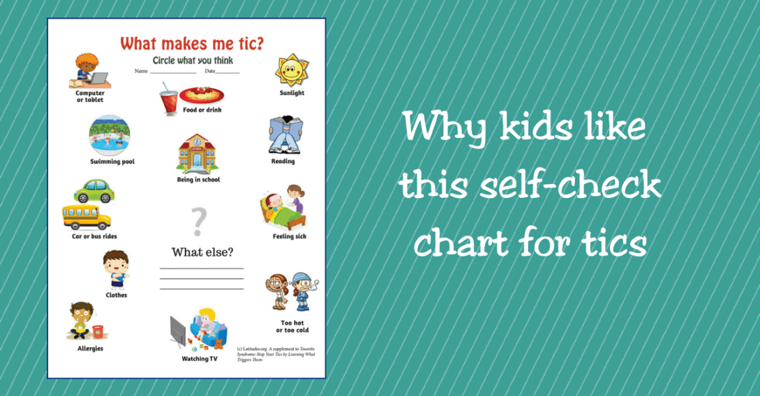 Why Kids Like this Self Check Chart for Tics 2