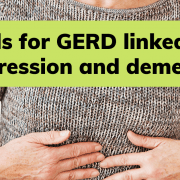 GERD medications dementia depression