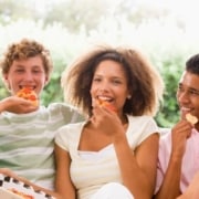 teens eating junk food depression