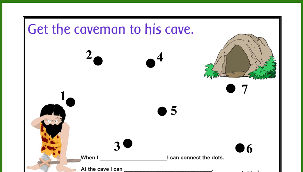 Caveman to Cave Behavior Chart