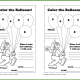 Color the Balloons Behavior Chart