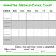 Hamster 4th and 5th Grade Chore Chart