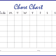 Plain Weekly Chore Chart