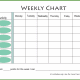 Teen Weekly Behavior Chart