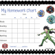 BeyBlade My Homework Completion Chart (Fillable)