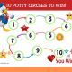 Donald Duck 10 Circles to Win Potty Training Chart