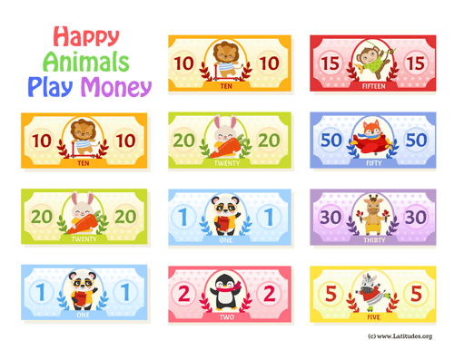 Happy Animals Play Money – ACN Latitudes