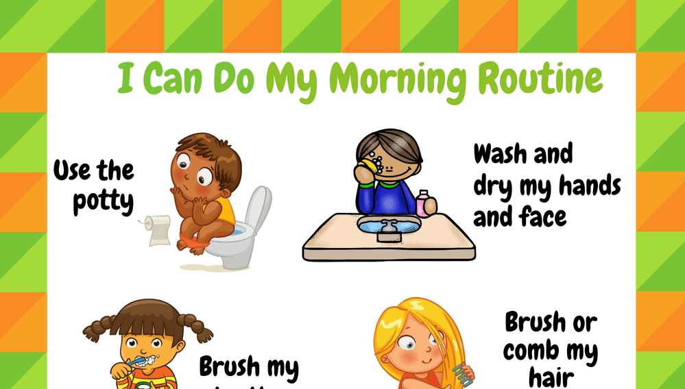 I Can Do My Morning Hygiene Poster