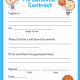My Basketball Behavior Contract