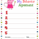 My Peppa Pig Behavior Agreement (Fillable)