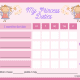 My Princess 5-Day Duties Chore Chart (Fillable)