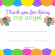 Thank You for Being My Angel Award (Fillable)