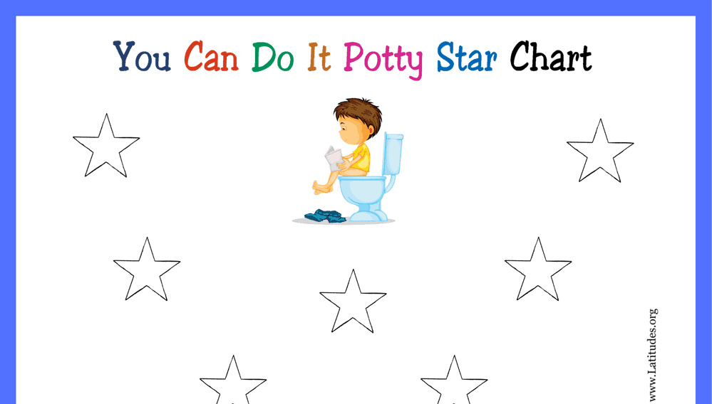 You Can Do It Potty Training Star Chart (Fillable)