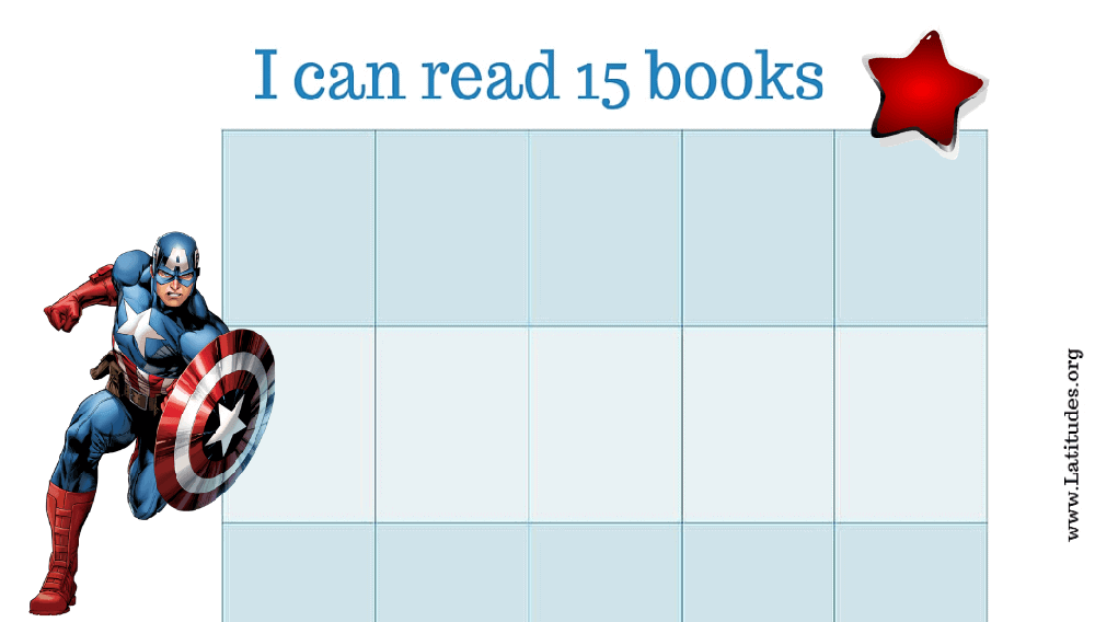 Captain America I Can Read 15 Books (Fillable)