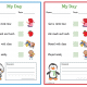 Duck and Penguin My Day PreK Daily Chart (Fillable)