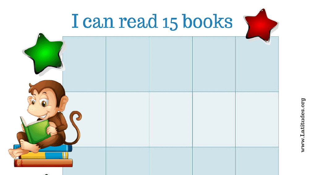 Monkey I Can Read 15 Books Chart