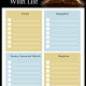 My Reading Wish List (Fillable)