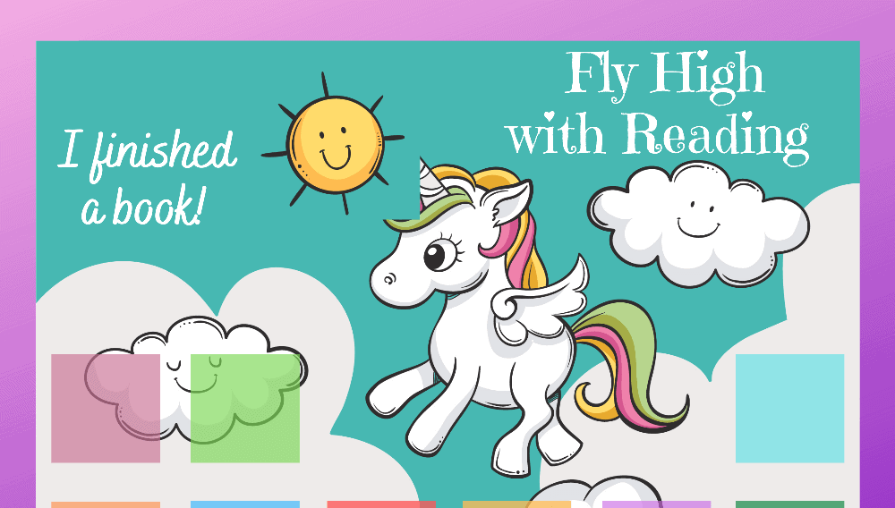 Unicorn Fly High with Reading