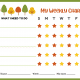 What I Need to Do Trees Weekly Behavior Chart (Fillable)