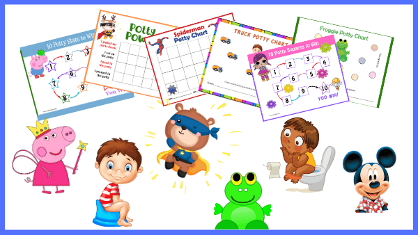 Potty Charts Landing Page