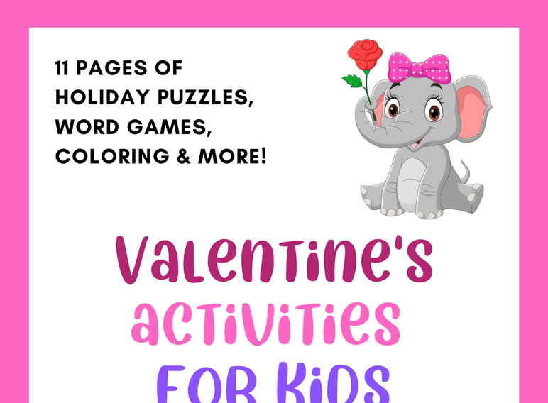 Valentines Activities Packet Cover