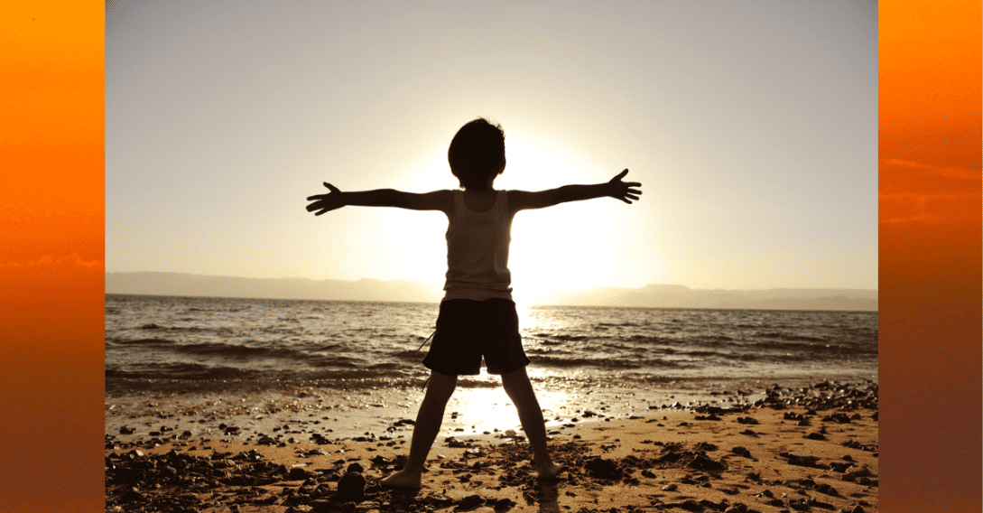 Boy on beach