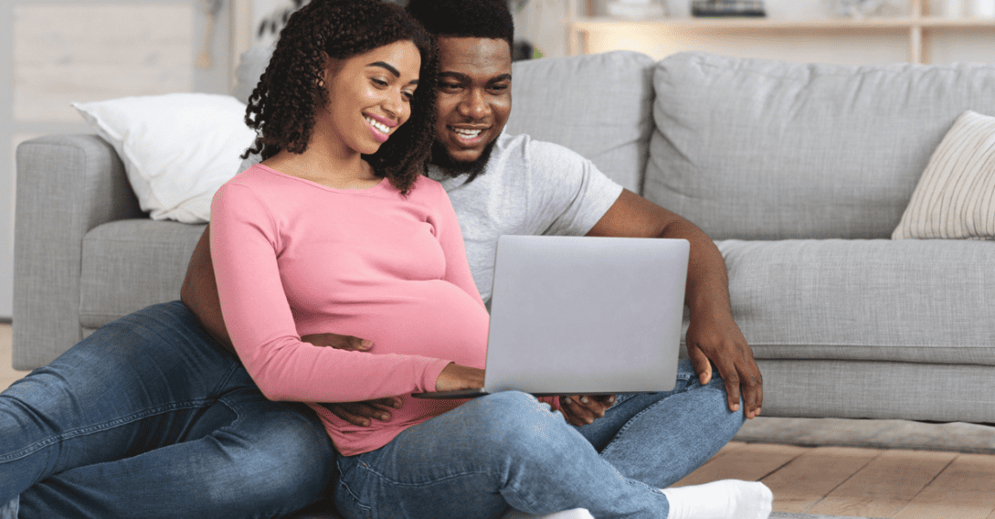 couple in living room