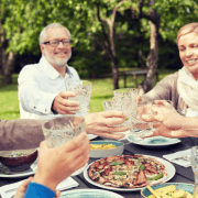 family eating