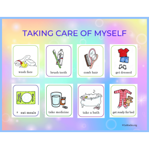 Taking Care of Myself Printable Poster