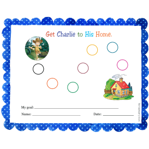 Get Charlie to Home Sticker Behavior Chart (Fillable)