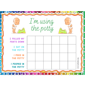 I'm Using the Potty Chart