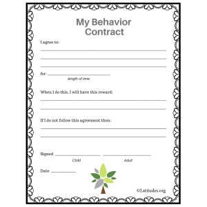 My Behavior Contract Tree Style