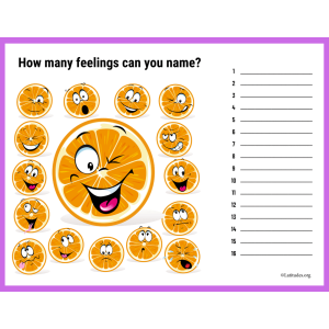 How Many Feelings Can You Name (Fillable)