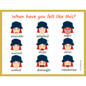 Intermediate When Have You Felt Like This Feelings Chart