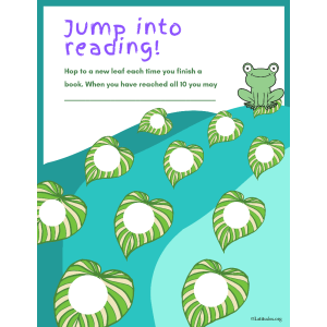 Jump Into Reading Chart (Fillable)