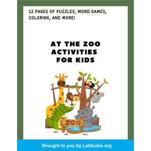 At the Zoo Activities Packet for Kids