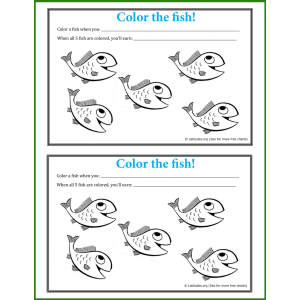 Happy Fish Behavior Chart