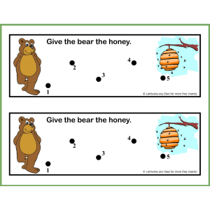 Give Bear Honey Behavior Chart