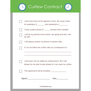 Curfew Contract