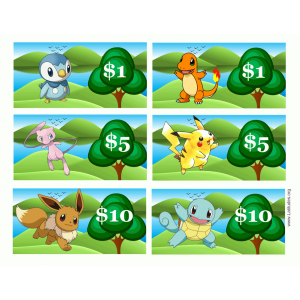 Pokemon Play Money