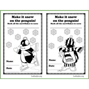 Make Snow Penguin Behavior Chart