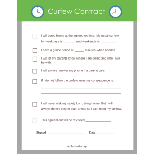 Curfew Contract